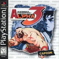 Front cover view of Street Fighter Alpha 3 - PlayStation