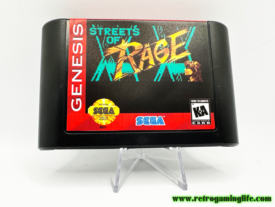 Streets of Rage Double X Sega Genesis Repro Game Cart - for just $19.99! 