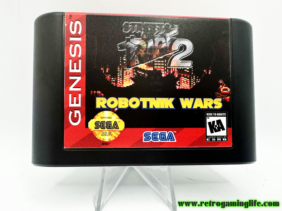Streets of Rage 2: Robotnik Wars (Sega Genesis Reproduction Cart) - for just $19.99! 
