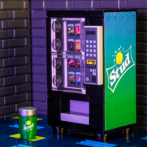 Stud - B3 Customs Soda Vending Machine made using LEGO parts - Premium LEGO Kit - Just $19.99! Shop now at Retro Gaming of Denver