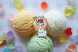 Studio Ghibli: Princess Monoke Ice Cream Enamel Pin - for just $15! 