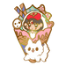 Studio Ghibli: Princess Monoke Ice Cream Enamel Pin - for just $15! 