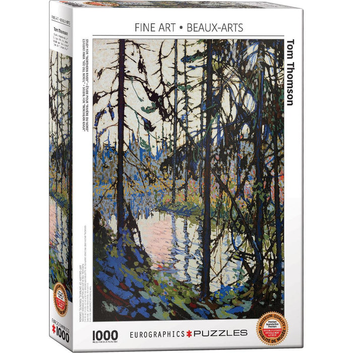 Study for Northern River by Tom Thomson 1000 Piece Jigsaw Puzzle Eurographics - for just $21.99! 