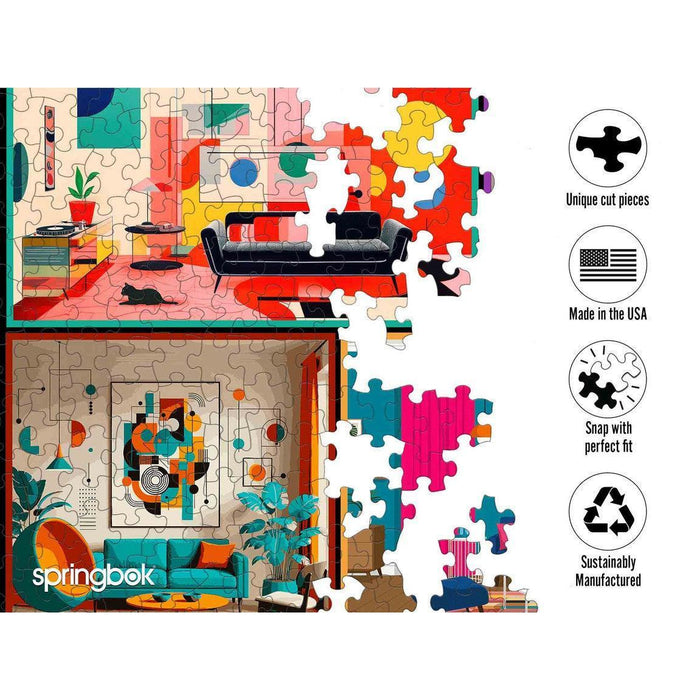 Stylish Spaces 500 Piece Jigsaw Puzzle Springbok - for just $17.99! 