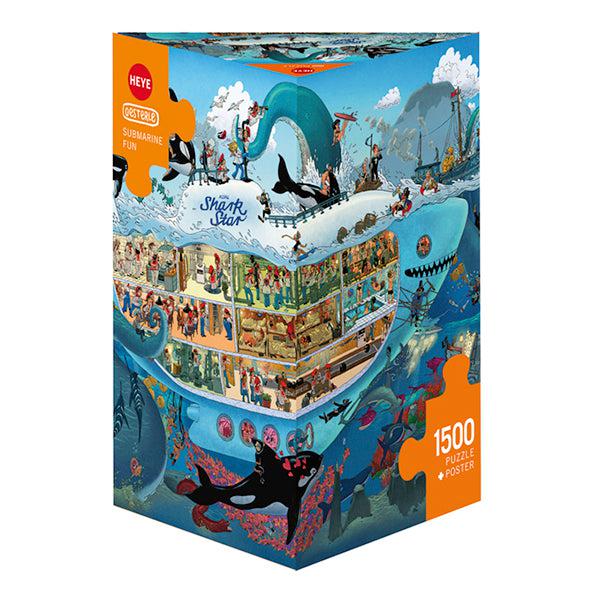 Submarine Fun 1500 Piece Jigsaw Puzzle Heye - for just $39.99! 