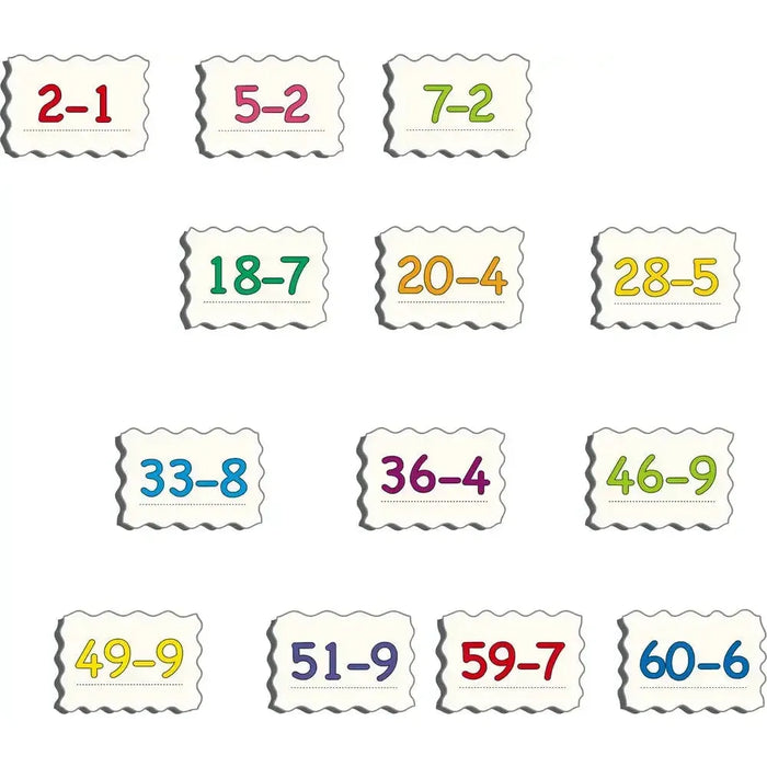 Subtraction Math 58 Piece Tray Jigsaw Puzzle Larsen - for just $11.99! 