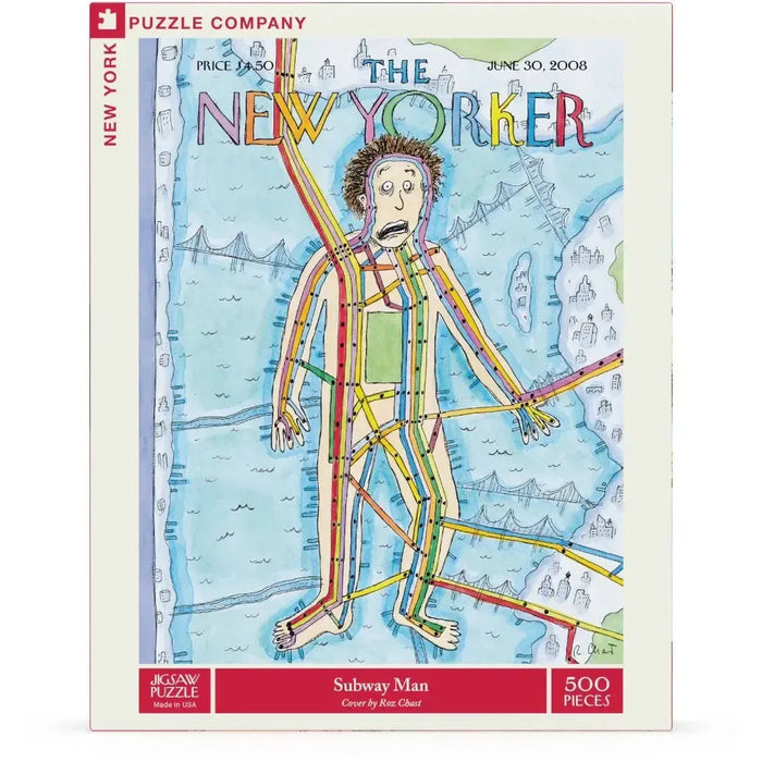 Subway Man 500 Piece Jigsaw Puzzle NYPC - for just $26.99! 