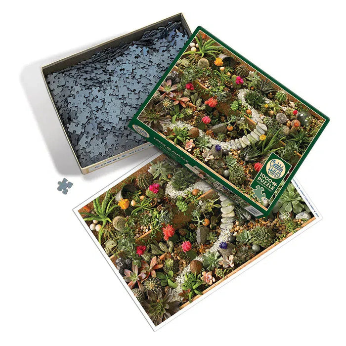Succulent Garden 1000 Piece Jigsaw Puzzle Cobble Hill - for just $19.99! 