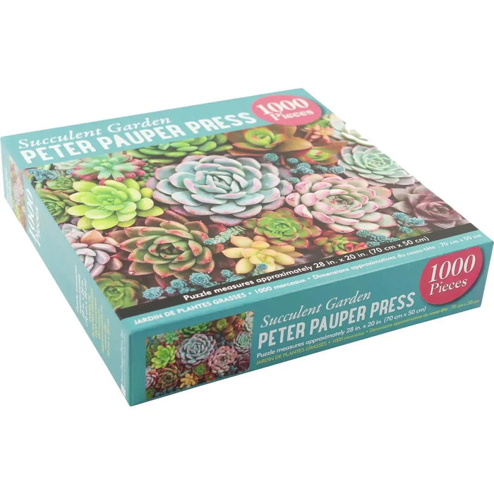 Succulent Garden 1000 Piece Jigsaw Puzzle Peter Pauper - for just $19.99! 