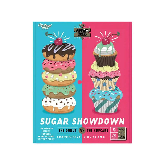 Sugar Showdown Set of 2 70 Piece Jigsaw Duel Puzzles Ridley - for just $14.99! 