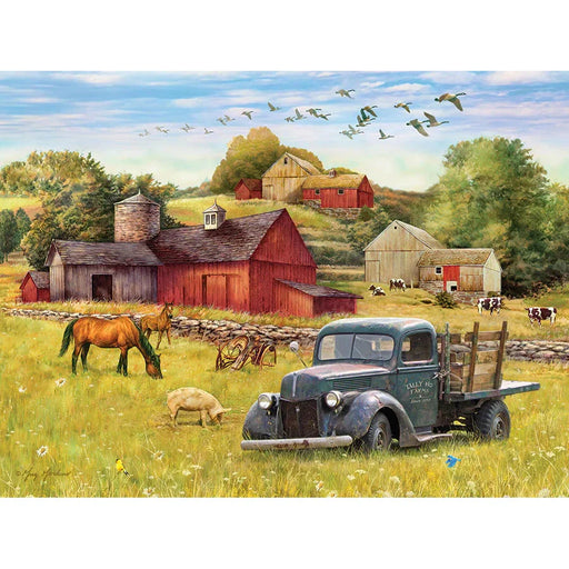 Summer Afternoon on the Farm 275 Large Piece Jigsaw Puzzle Cobble Hill - for just $17.99! 