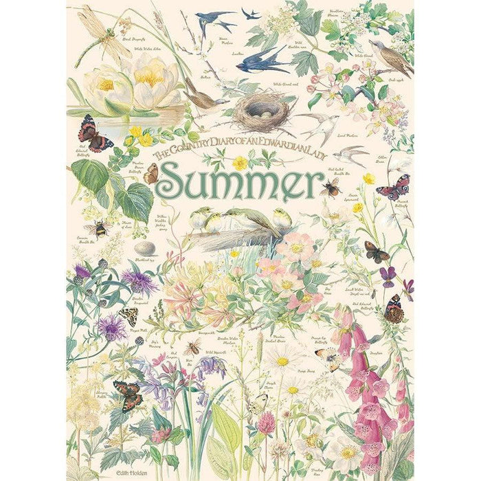 Summer Country Diary 1000 Piece Jigsaw Puzzle Cobble Hill - for just $19.99! 