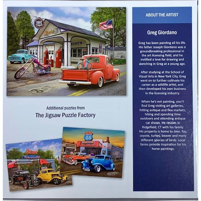 Summer Fill Up Nostalgic America 500 Piece Jigsaw Puzzle Leap Year - for just $14.99! 