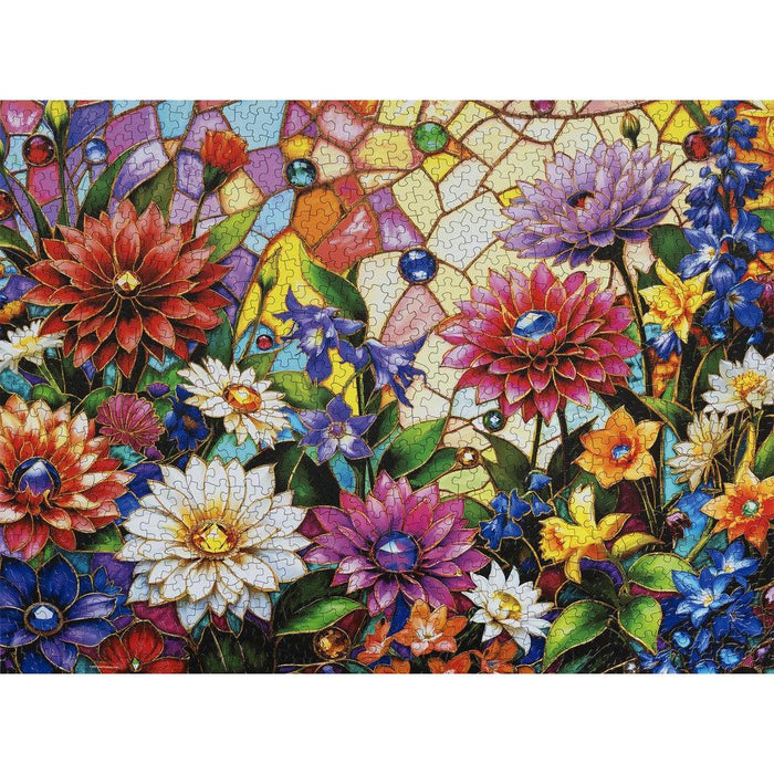Summer Flower Garden 1000 Piece Jigsaw Puzzle Springbok - for just $19.99! 