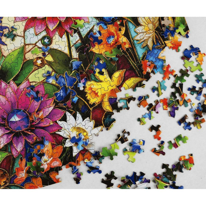 Summer Flower Garden 1000 Piece Jigsaw Puzzle Springbok - for just $19.99! 
