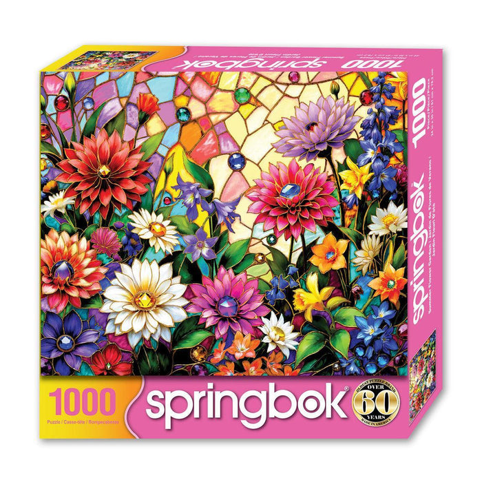 Summer Flower Garden 1000 Piece Jigsaw Puzzle Springbok - for just $19.99! 