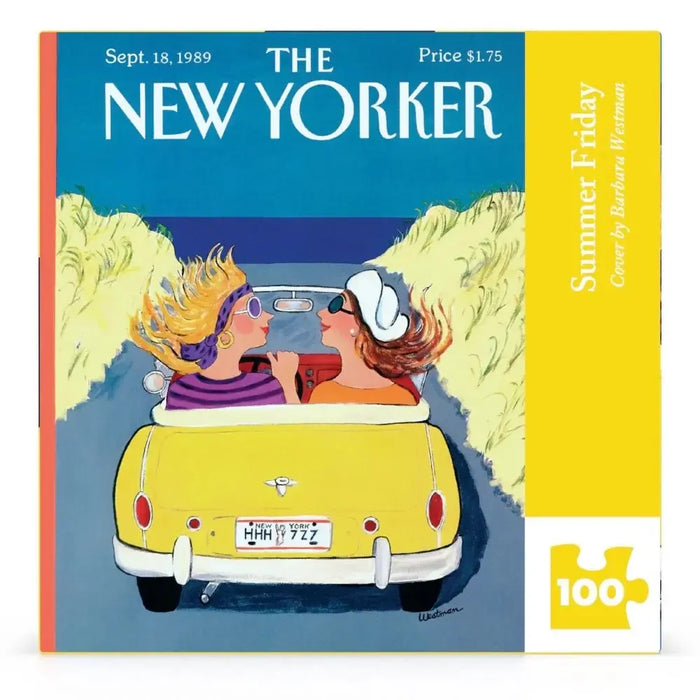 Summer Friday The New Yorker 100 Piece Mini Jigsaw Puzzle NYPC - for just $14.99! 