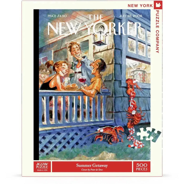 Summer Getaway The New Yorker 500 Piece Jigsaw Puzzle NYPC - for just $26.99! 