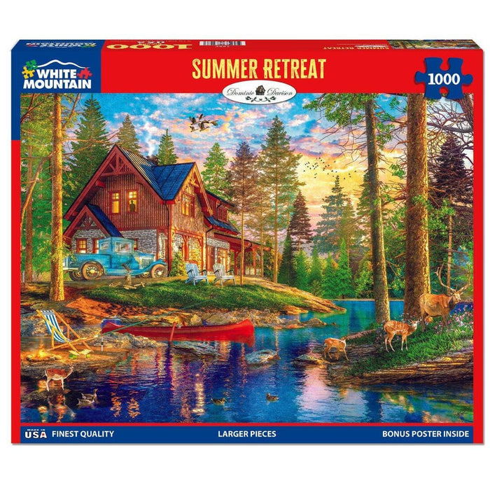 Summer Retreat 1000 Piece Jigsaw Puzzle White Mountain - for just $19.99! 