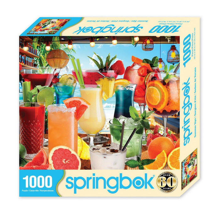Summer Sips 1000 Piece Jigsaw Puzzle Springbok - for just $19.99! 