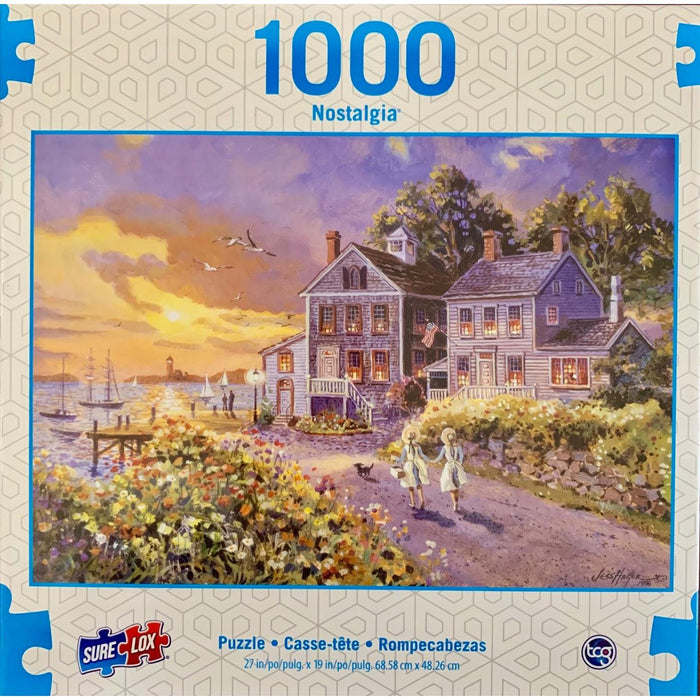 Summer at the Ocean Nostalgia 1000 Piece Jigsaw Puzzle Sure Lox - for just $14.99! 