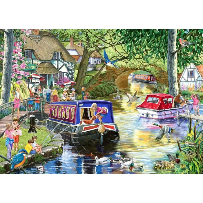 Summer on the River 1000 Piece Jigsaw Puzzle HOP - for just $29.99! 