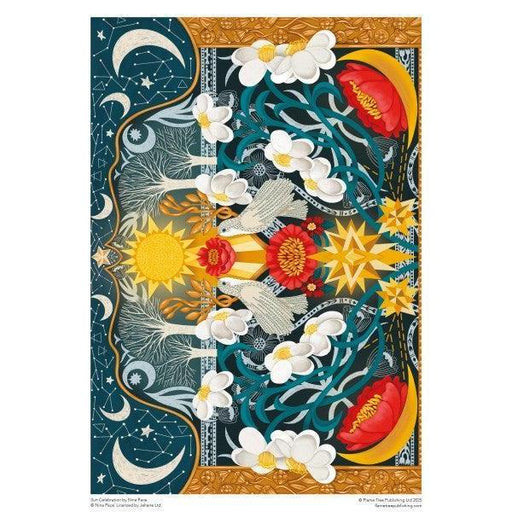 Sun Celebration by Nina Pace 1000 Piece Jigsaw Puzzle Flame Tree - for just $19.99! 