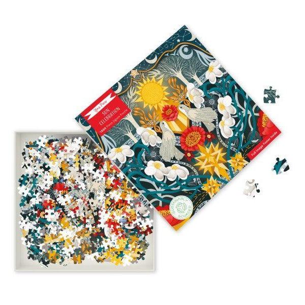 Sun Celebration by Nina Pace 1000 Piece Jigsaw Puzzle Flame Tree - for just $19.99! 