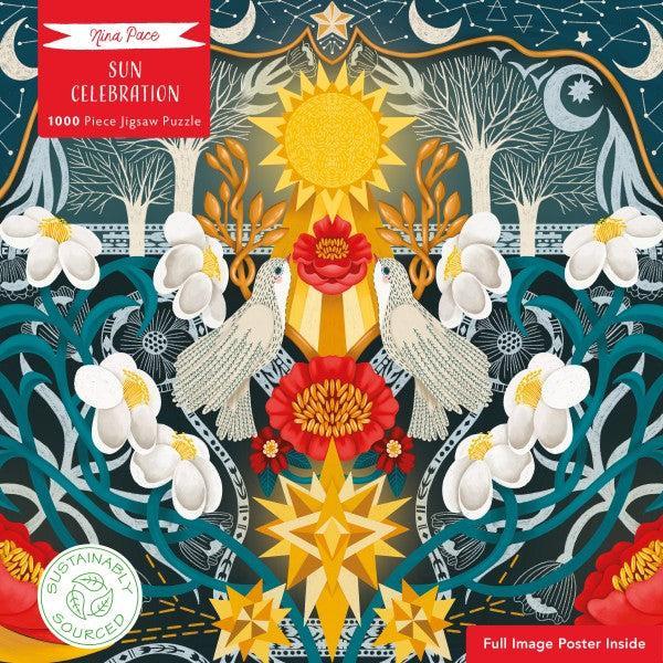 Sun Celebration by Nina Pace 1000 Piece Jigsaw Puzzle Flame Tree - for just $19.99! 