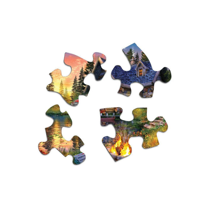 Sun Kissed Cabin 500 Piece Jigsaw Puzzle Springbok - for just $17.99! 