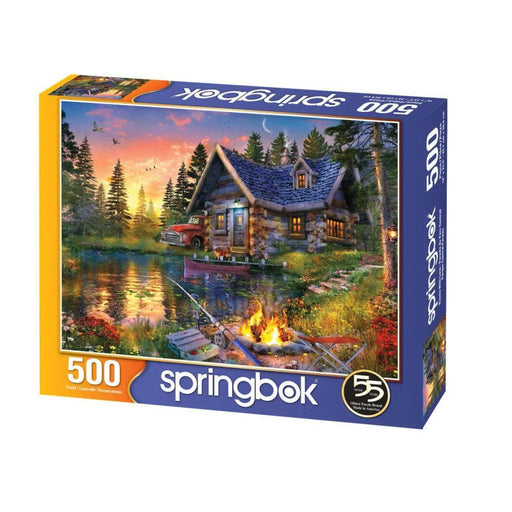 Sun Kissed Cabin 500 Piece Jigsaw Puzzle Springbok - for just $17.99! 