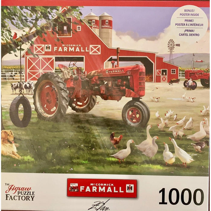 Sunday Afternoon on the Farm McCormick Farmall 1000 Piece Jigsaw Puzzle Leap Year - for just $14.99! 