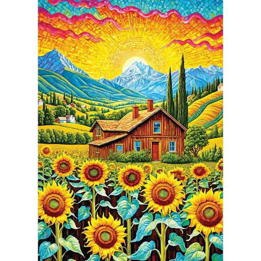 Sunflower House 1000 Piece Jigsaw Puzzle Enjoy - for just $24.99! 