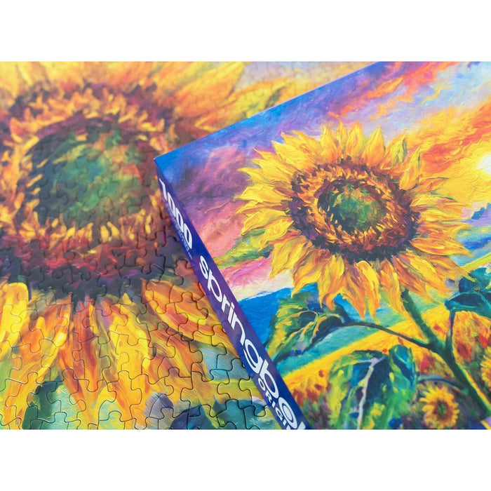 Sunflower Sunset 1000 Piece Jigsaw Puzzle Springbok - for just $19.99! 