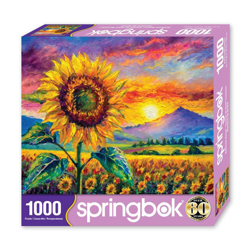Sunflower Sunset 1000 Piece Jigsaw Puzzle Springbok - for just $19.99! 