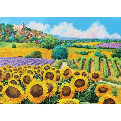 Sunflowers & Vineyards 1000 Piece Jigsaw Puzzle Peter Pauper - for just $19.99! 