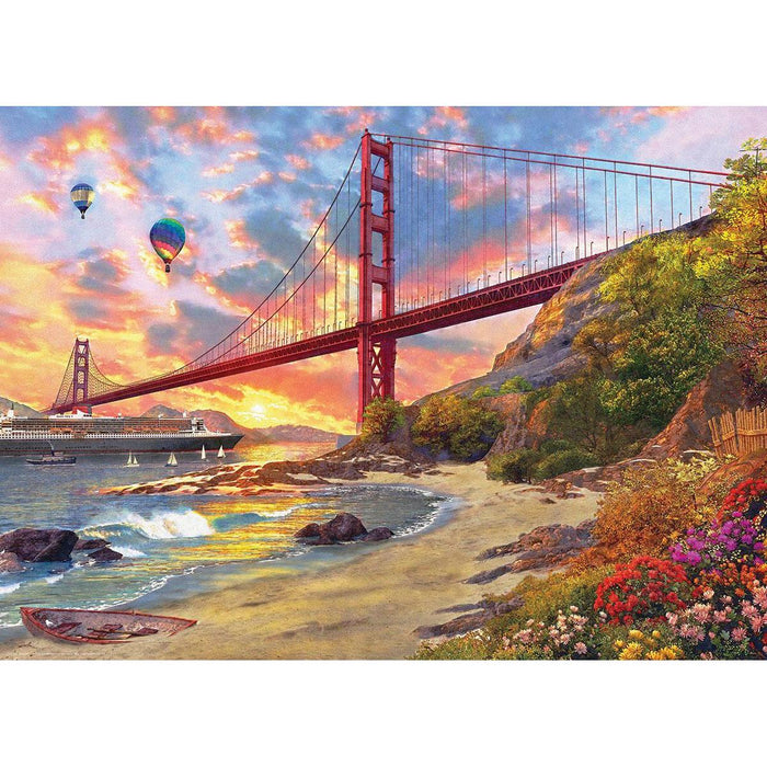 Sunset at Baker Beach San Francisco 1000 Piece Jigsaw Puzzle Eurographics - for just $21.99! 