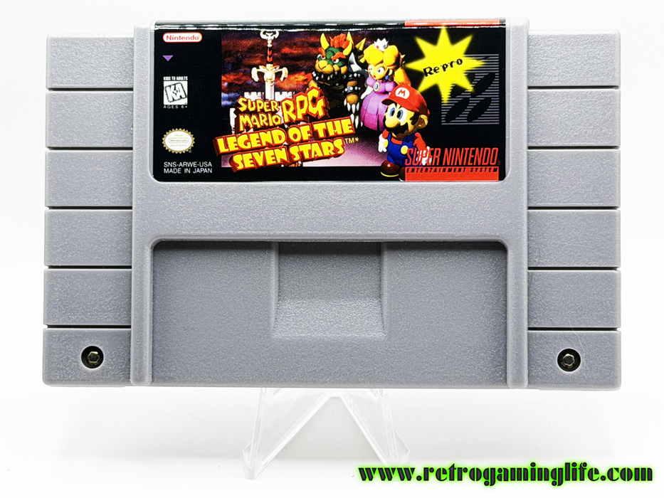 Super Mario RPG: Legend of the Seven Stars – SNES Reproduction - for just $59.99! 