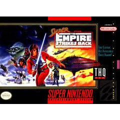 Front cover view of Super Star Wars Empire Strikes Back Super Nintendo