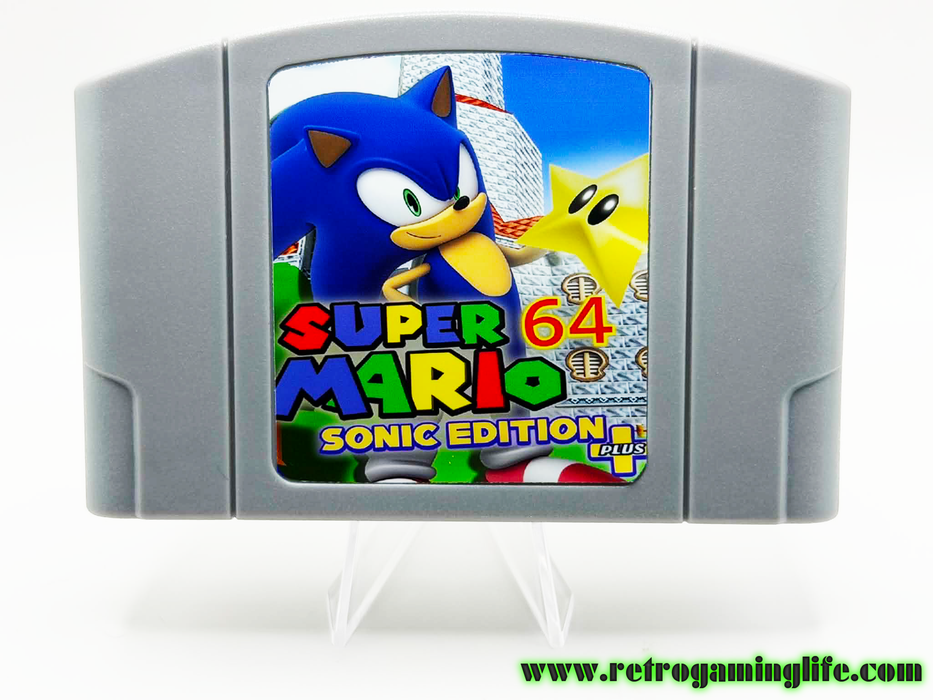 Super Mario 64: Sonic Edition Plus (Nintendo 64 Reproduction Game) - for just $34.99! 