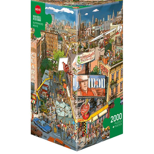 Superhero Movie 2000 Piece Jigsaw Puzzle Heye - for just $49.99! 