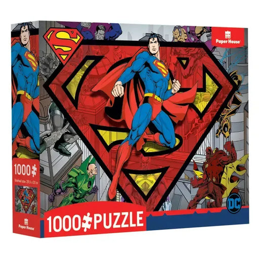 Superman & Villains 1000 Piece Jigsaw Puzzles Paper House - for just $24.99! 