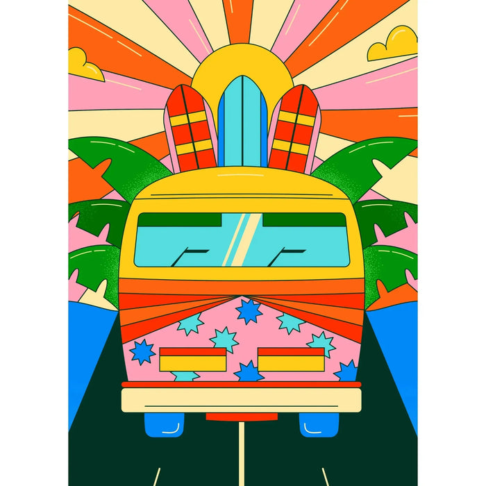 Surf Trip 99 Piece Mini Jigsaw Puzzle Puzzledly - for just $9.99! 