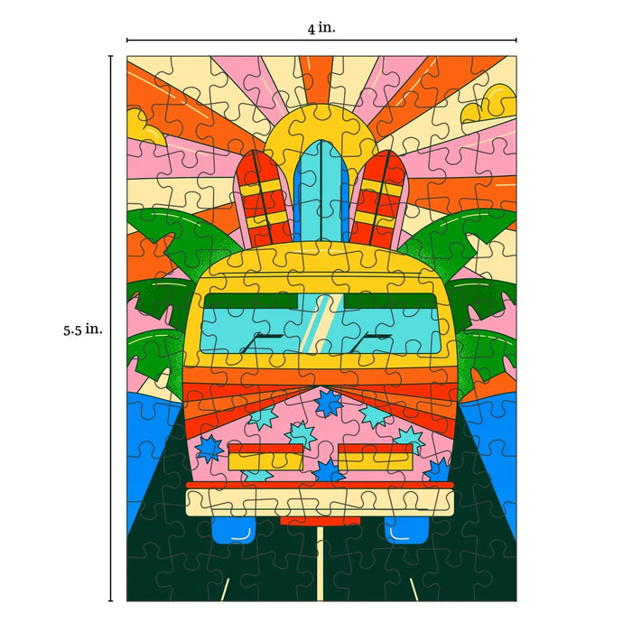 Surf Trip 99 Piece Mini Jigsaw Puzzle Puzzledly - for just $9.99! 