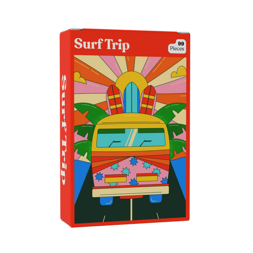 Surf Trip 99 Piece Mini Jigsaw Puzzle Puzzledly - for just $9.99! 