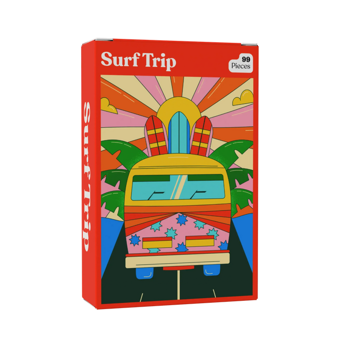 Surf Trip 99 Piece Mini Jigsaw Puzzle Puzzledly - for just $9.99! 