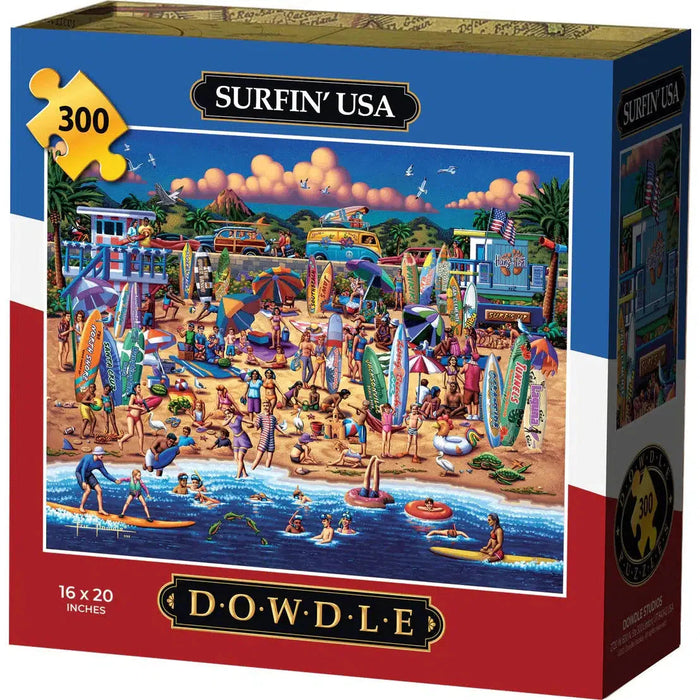 Surfin' USA 300 Piece Jigsaw Puzzle Dowdle - for just $19.99! 