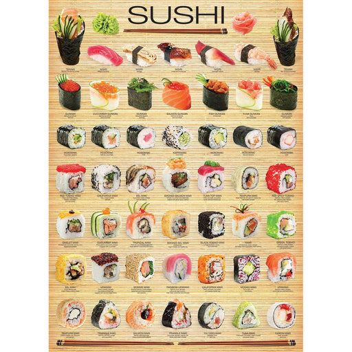 Sushi 1000 Piece Jigsaw Puzzle Eurographics - for just $19.99! 
