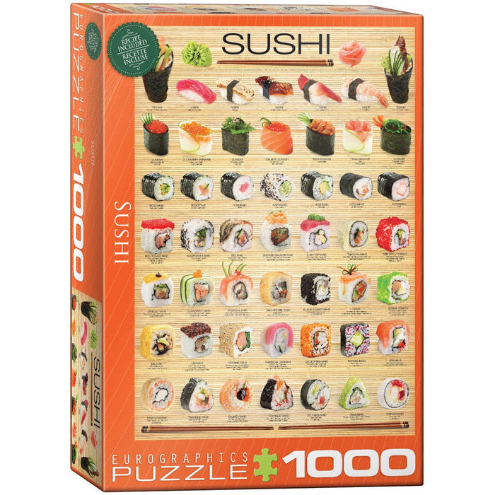 Sushi 1000 Piece Jigsaw Puzzle Eurographics - for just $19.99! 