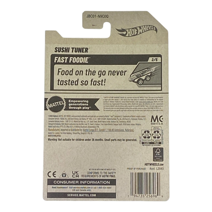 Hot Wheels Sushi Tuner - Fast Foodie Series 2/5 - for just $1.79! 